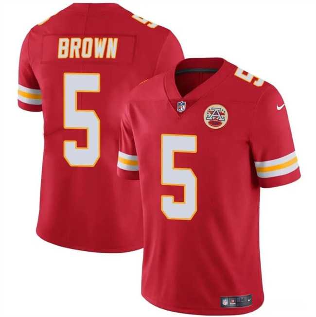 Men & Women & Youth Kansas City Chiefs #5 Hollywood Brown Red Vapor Untouchable Limited Stitched Jersey,We sell and wholesale Men & Women & Youth Kansas City Chiefs #5 Hollywood Brown Red Vapor Untouchable Limited Stitched Jersey on line form chian!